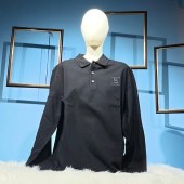 Burberry男士B字刺绣长袖Polo衫