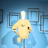 Burberry女士加绒连帽短款卫衣
