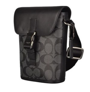 蔻驰（coach）男士翻盖斜挎包